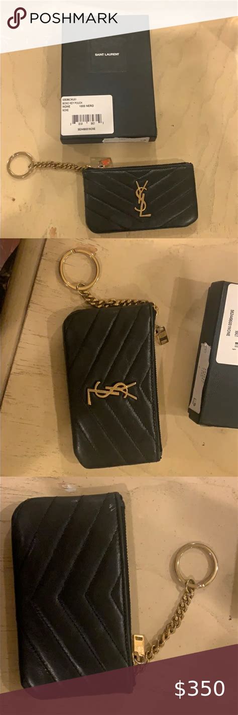 ysl coin purse keychain|ysl monogram wallet.